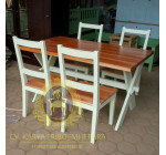 Meja Makan Minimalis Kaki Silang